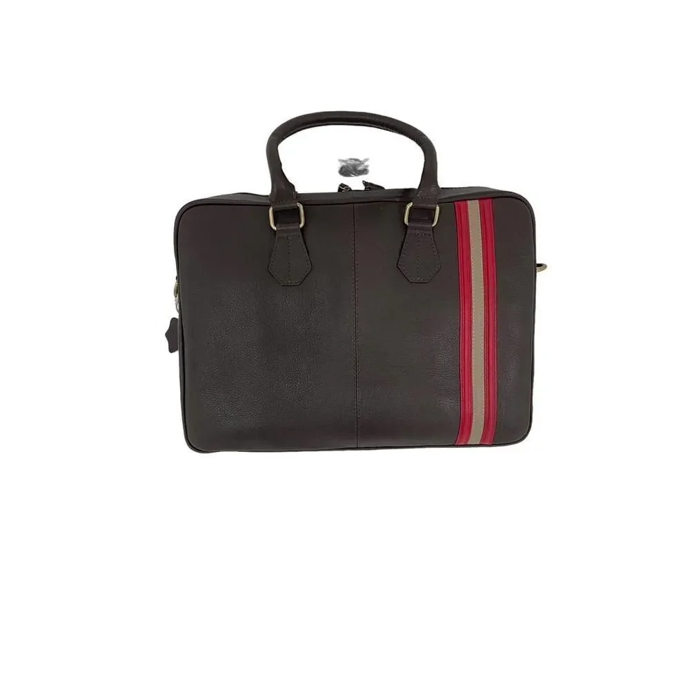 Leather Laptop Briefcase Bag